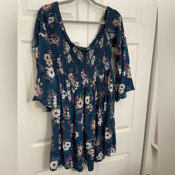 Torrid Mini Challis Off-Shoulder Skater Dress Size 2 2X - Picture 4 of 5